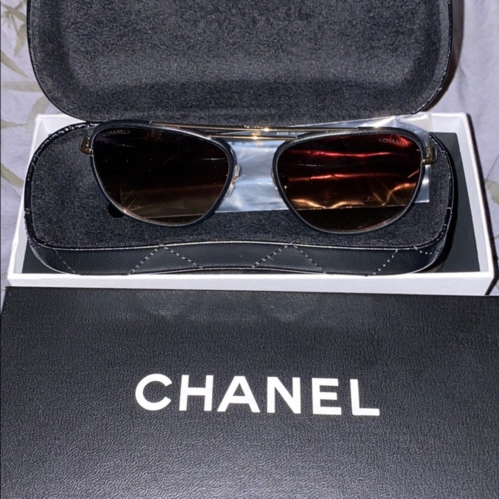 Chanel Pilot aviator sunglasses BNIB